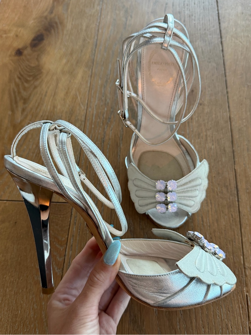 Vintage Emilio Pucci Butterfly Heels